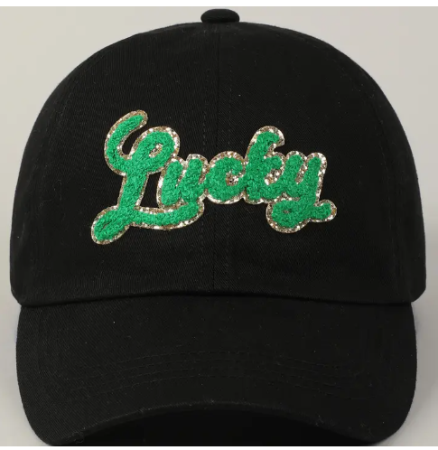 LUCKY Dog Bandana & Black Hat Bundle