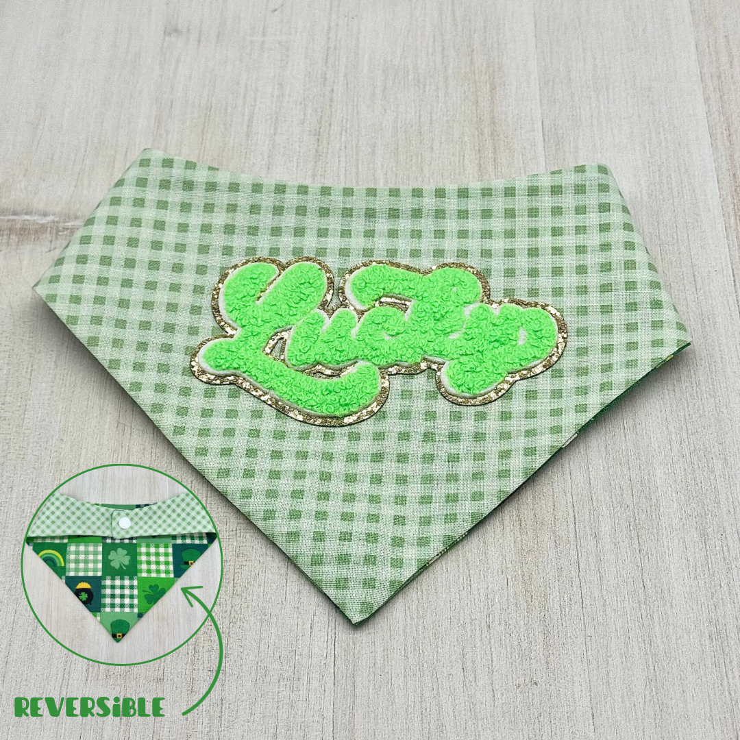 LUCKY Dog Bandana