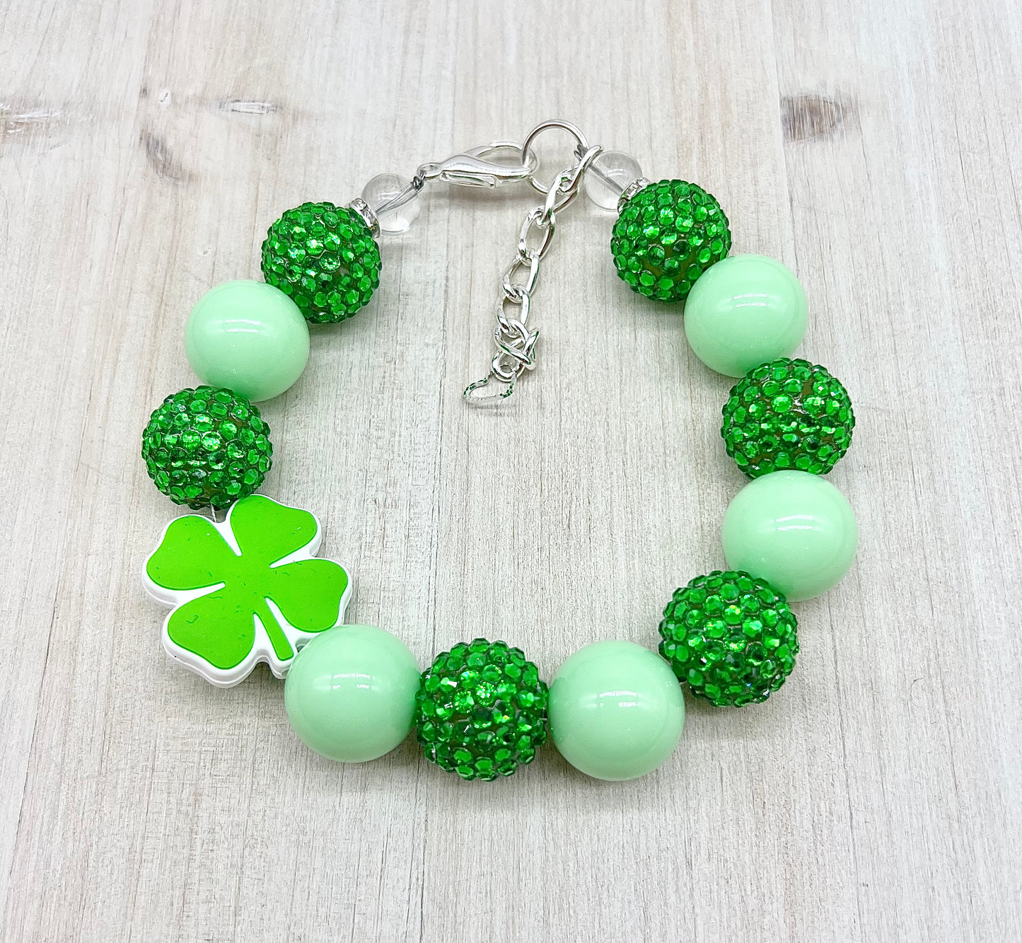 Lucky Shamrock Bandana-Necklace-Bow Bundle