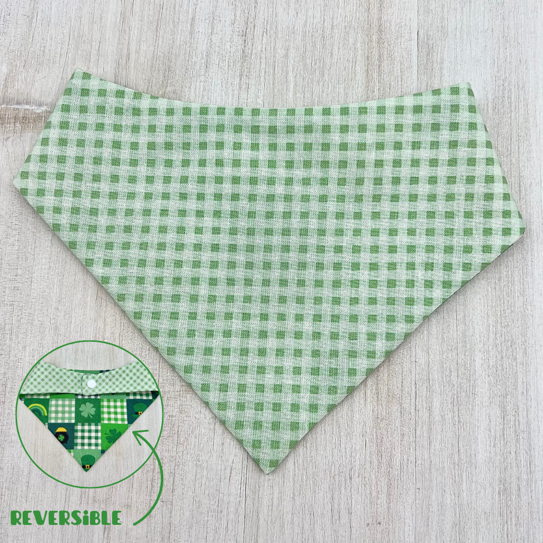 Lucky Shamrock Dog Bandana