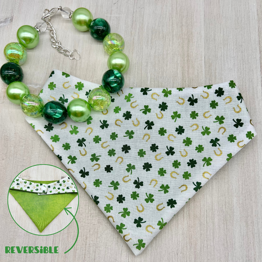 Shamrock Gold Bandana-Necklace Bundle