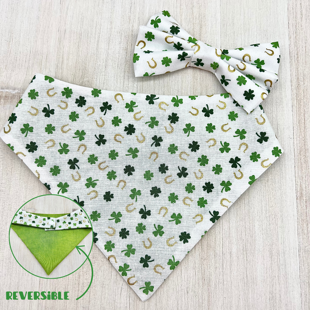 Shamrock Gold Bandana-Bow Combo