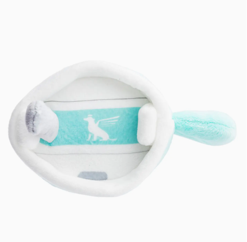 Snuggly Cup Dog Toy - Teal