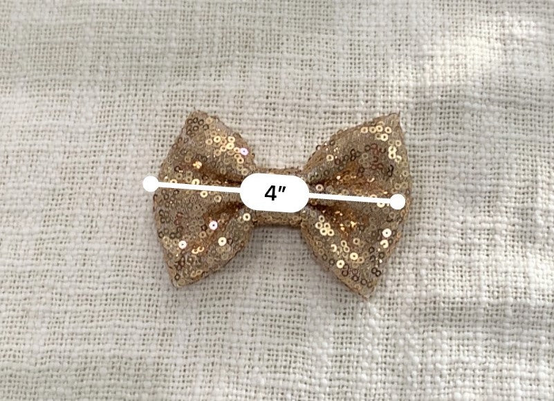 SPARKLE BOW - GOLD