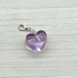 BUBBLE HEART CHARMS