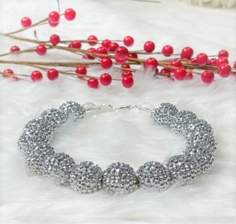 RHINESTONE SILVER