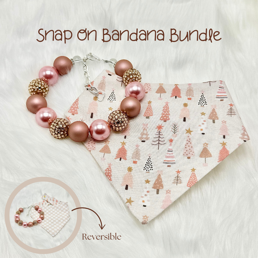 Pink Forest Reversible Bandana Bundle