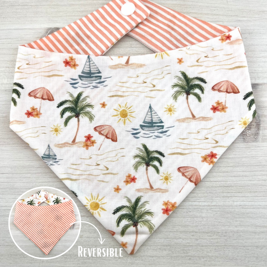 Beach Day Reversible Bandana