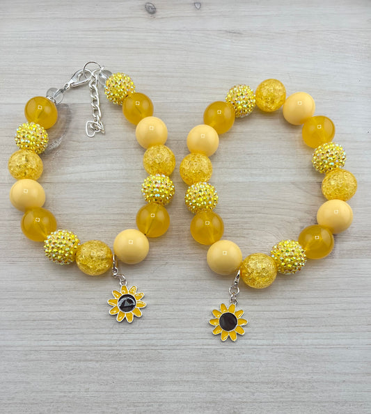SUNFLOWER FIELD NECKLACE + CHARM