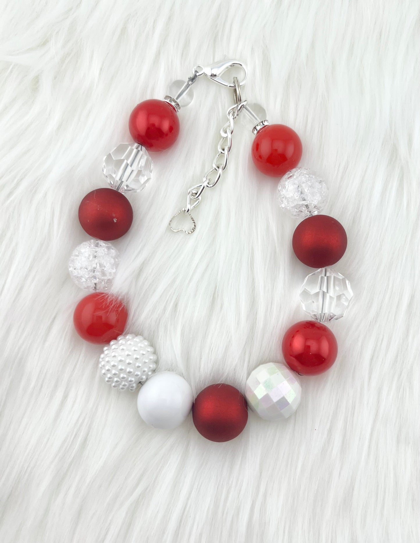 CANDY CANE CUTIE DOG NECKLACE