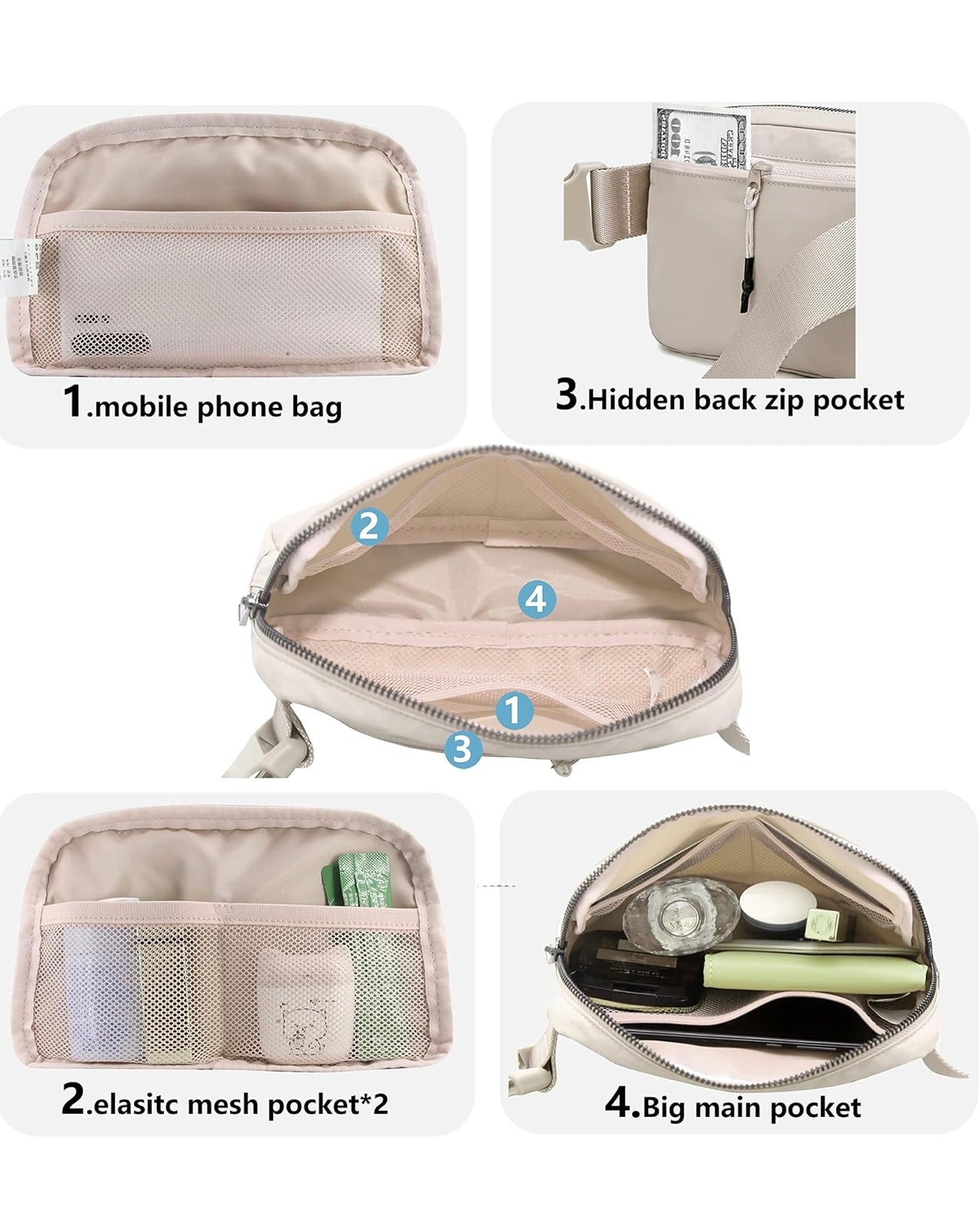 Crossbody Belted Dog Walking Bag