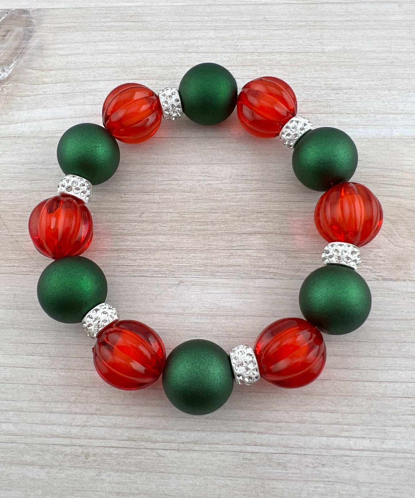 HOLLY JOLLY RHINESTONE DOG NECKLACE