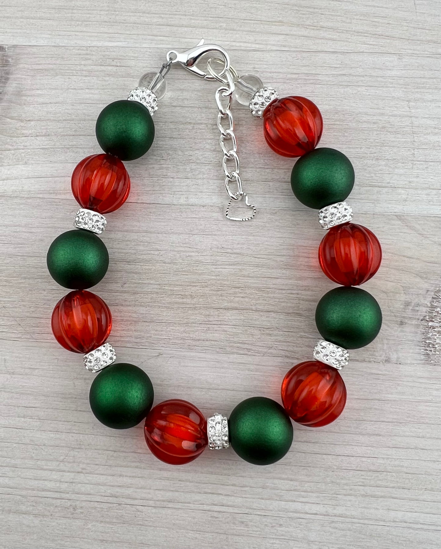 HOLLY JOLLY RHINESTONE DOG NECKLACE