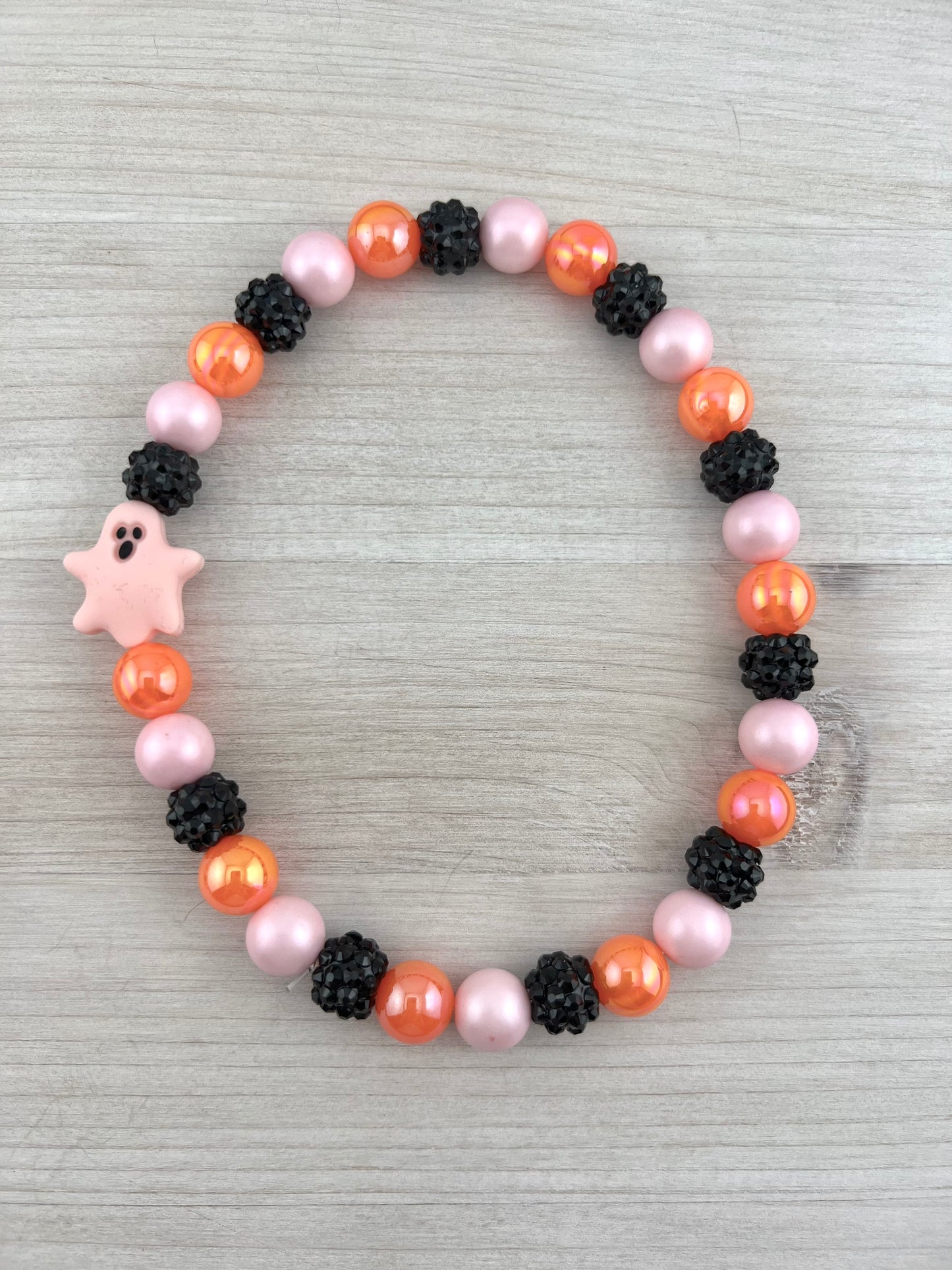 MINI GHOST GLAM DOG NECKLACE