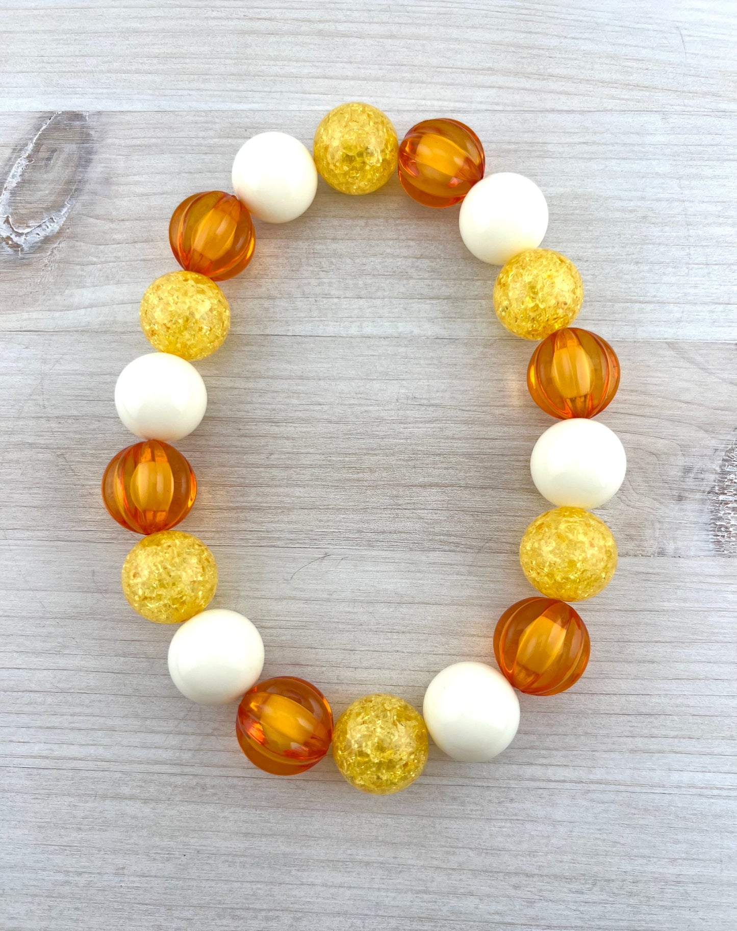 CANDY CORN CUTIE DOG NECKLACE