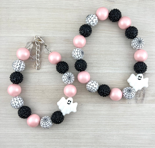 SPOOKY SWEETHEART DOG NECKLACE