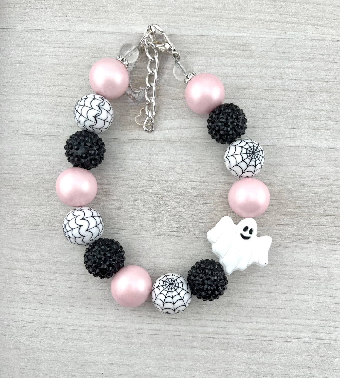SPOOKY SWEETHEART DOG NECKLACE