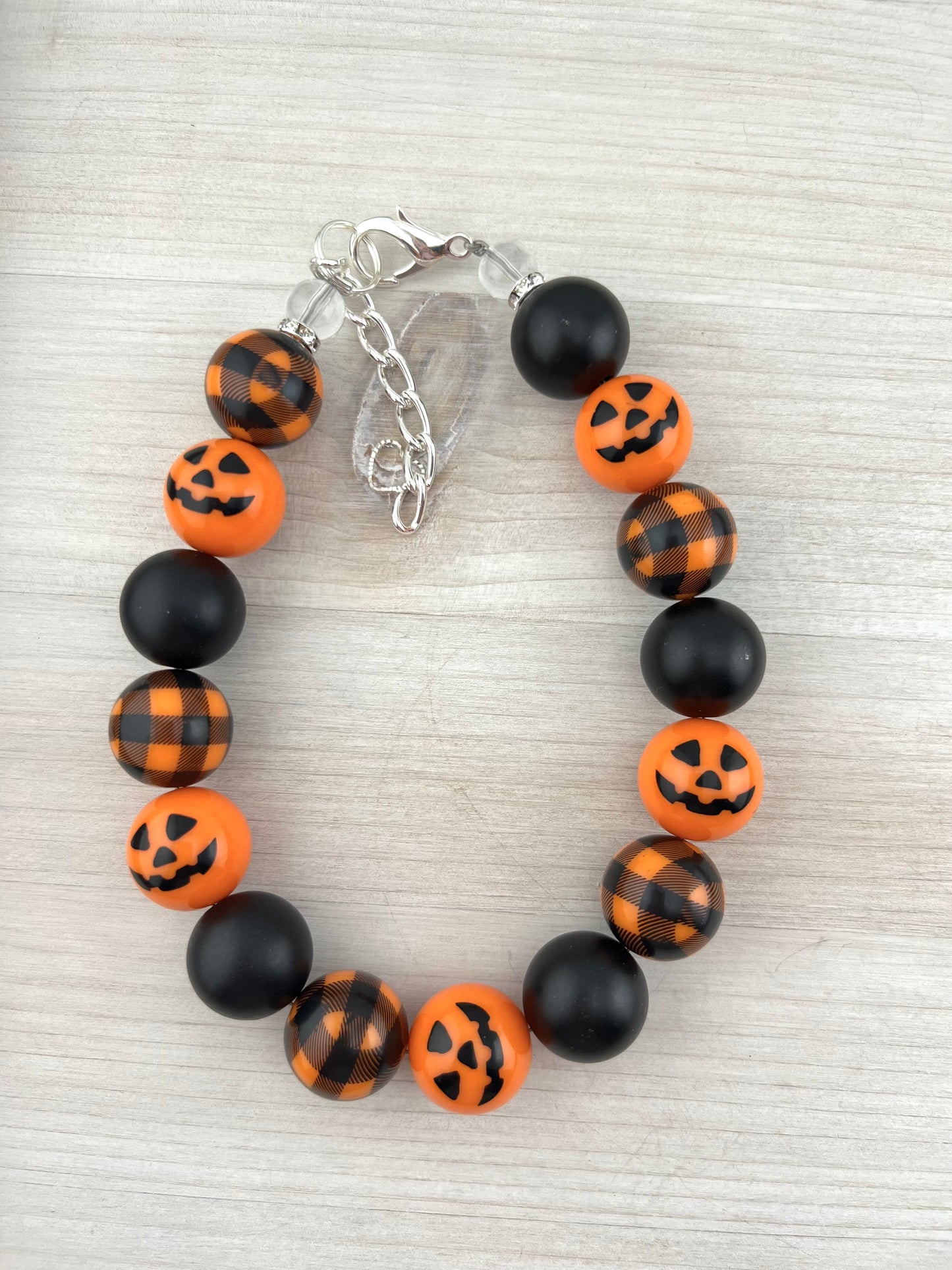 JACK-O-LANTERN DOG NECKLACE