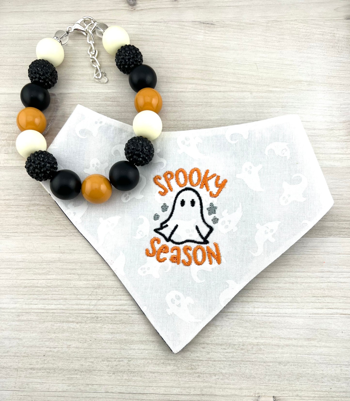 SPOOKY SEASON NECKLACE & BANDANA BUNDLE