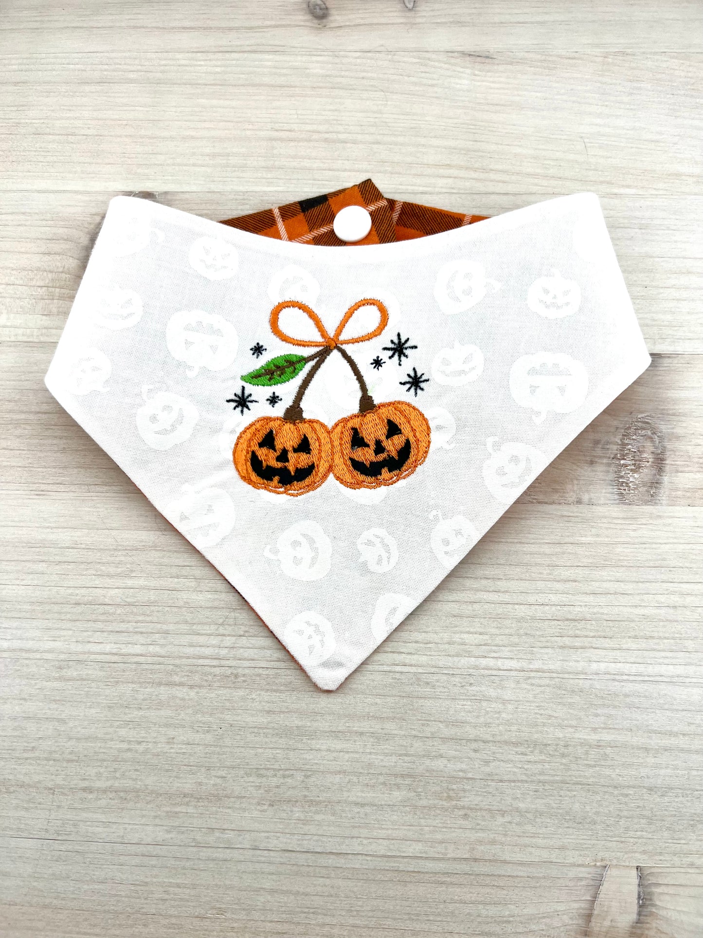 PUP-KIN CUTIE EMBROIDERED BANDANA