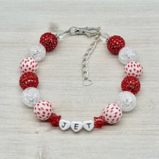 FOURTH OF JULY - PATRIOTIC NAME NECKLACE