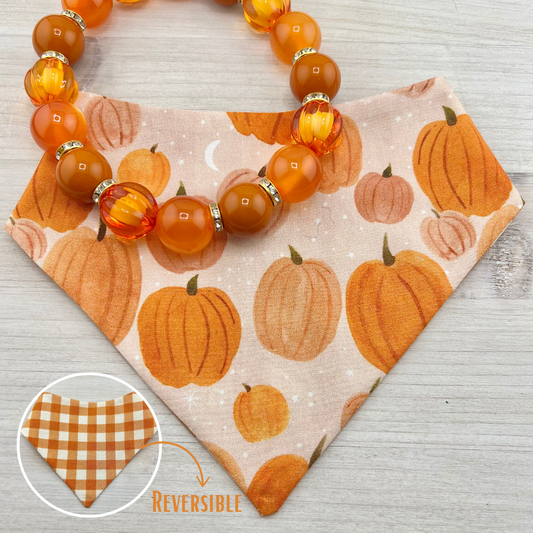 PUMPKIN PATCH NECKLACE & BANDANA BUNDLE
