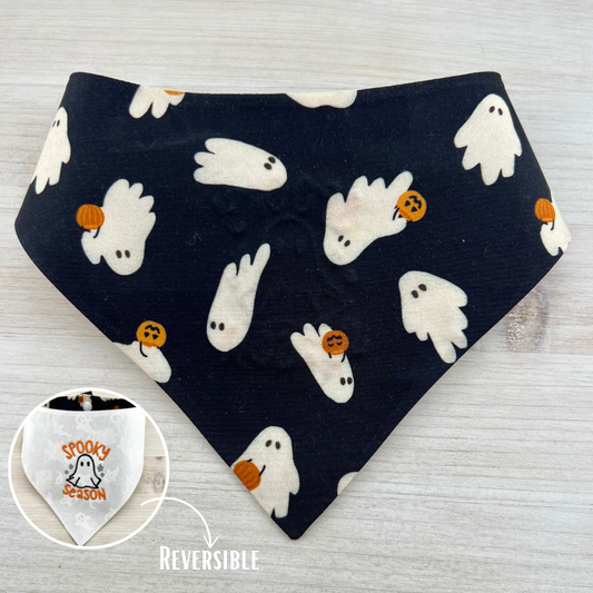 SPOOKY SEASON EMBROIDERED BANDANA