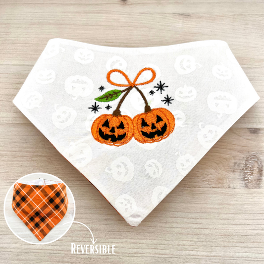 PUP-KIN CUTIE EMBROIDERED BANDANA