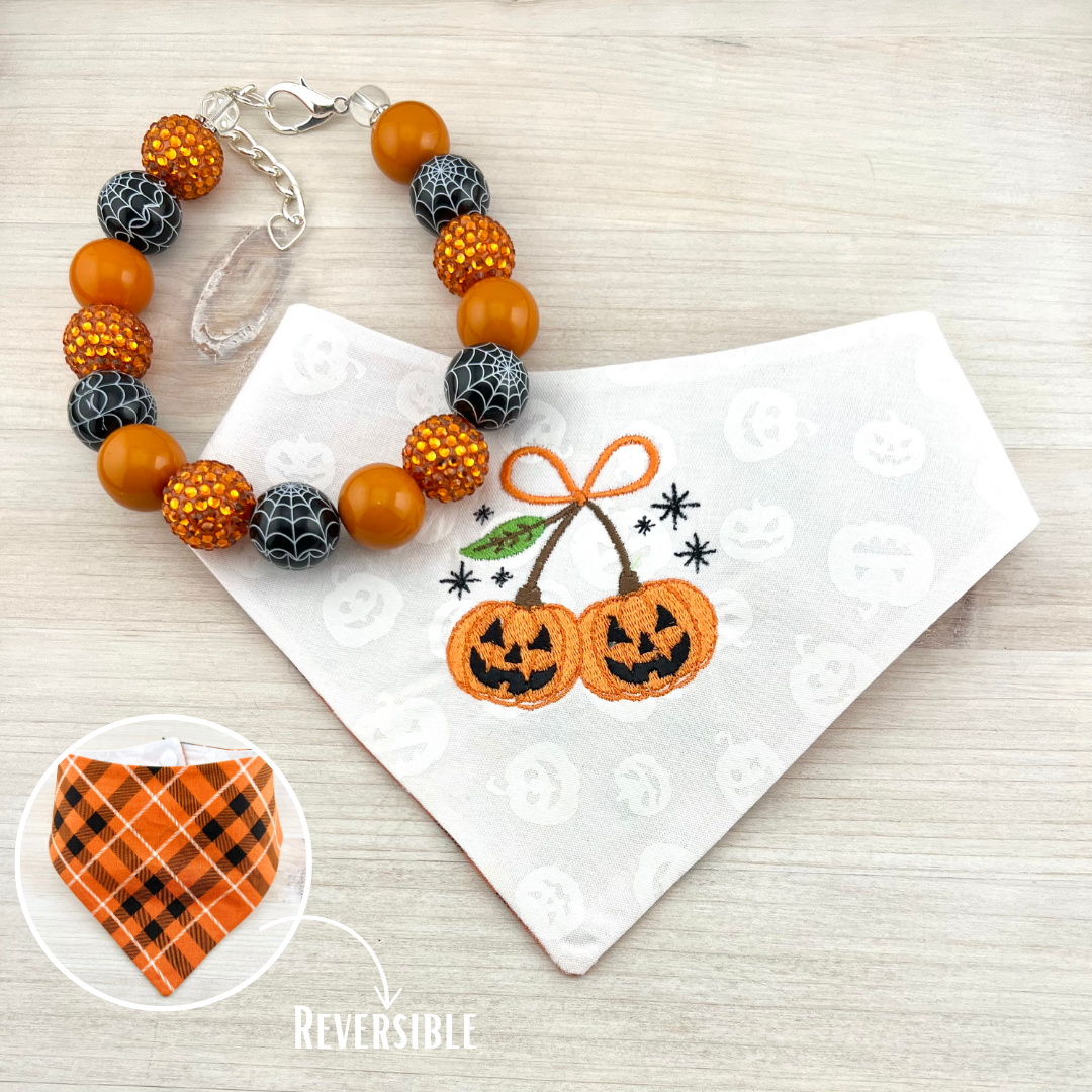 PUP-KIN CUTIE NECKLACE & BANDANA BUNDLE