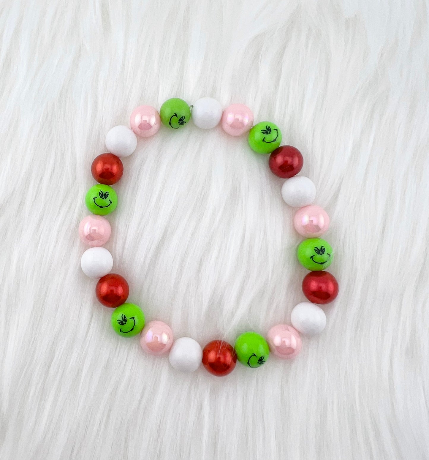 MINI PINK GRINCH DOG NECKLACE