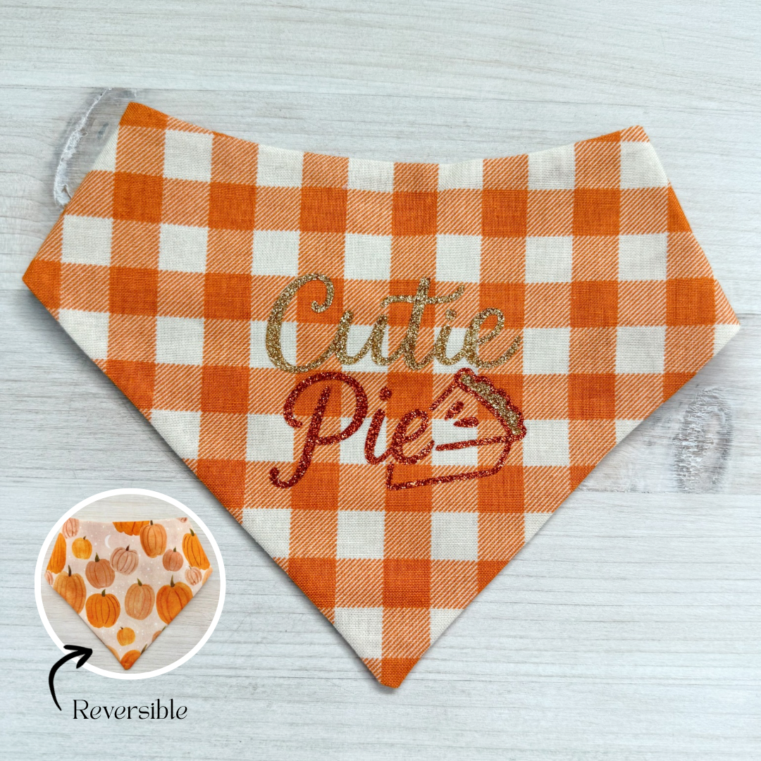 CUTIE PIE REVERSIBLE BANDANA