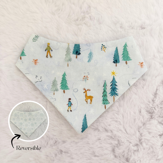 WINTER WONDERLAND REVERSIBLE BANDANA