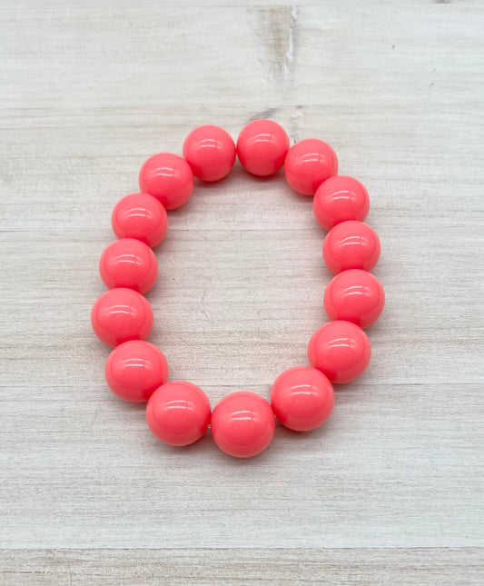 Spring Neon Pink Necklace