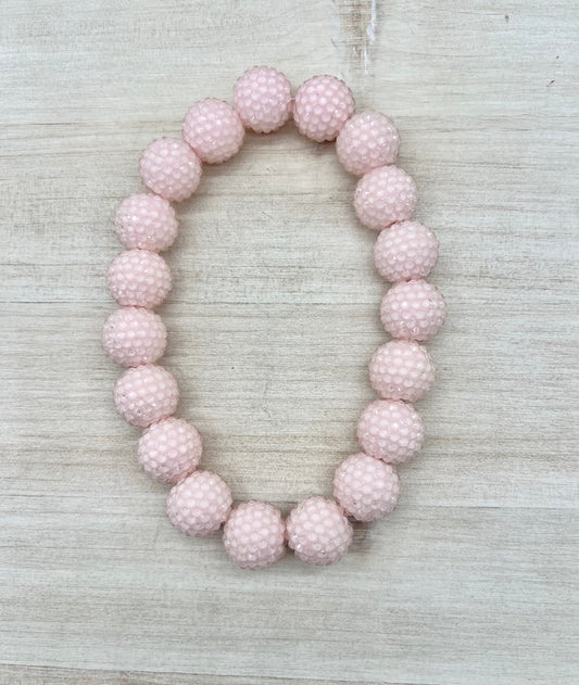 Spring Pink Jelly Necklace