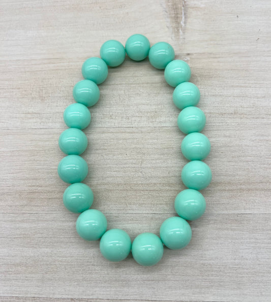 Spring Fling Teal Necklace