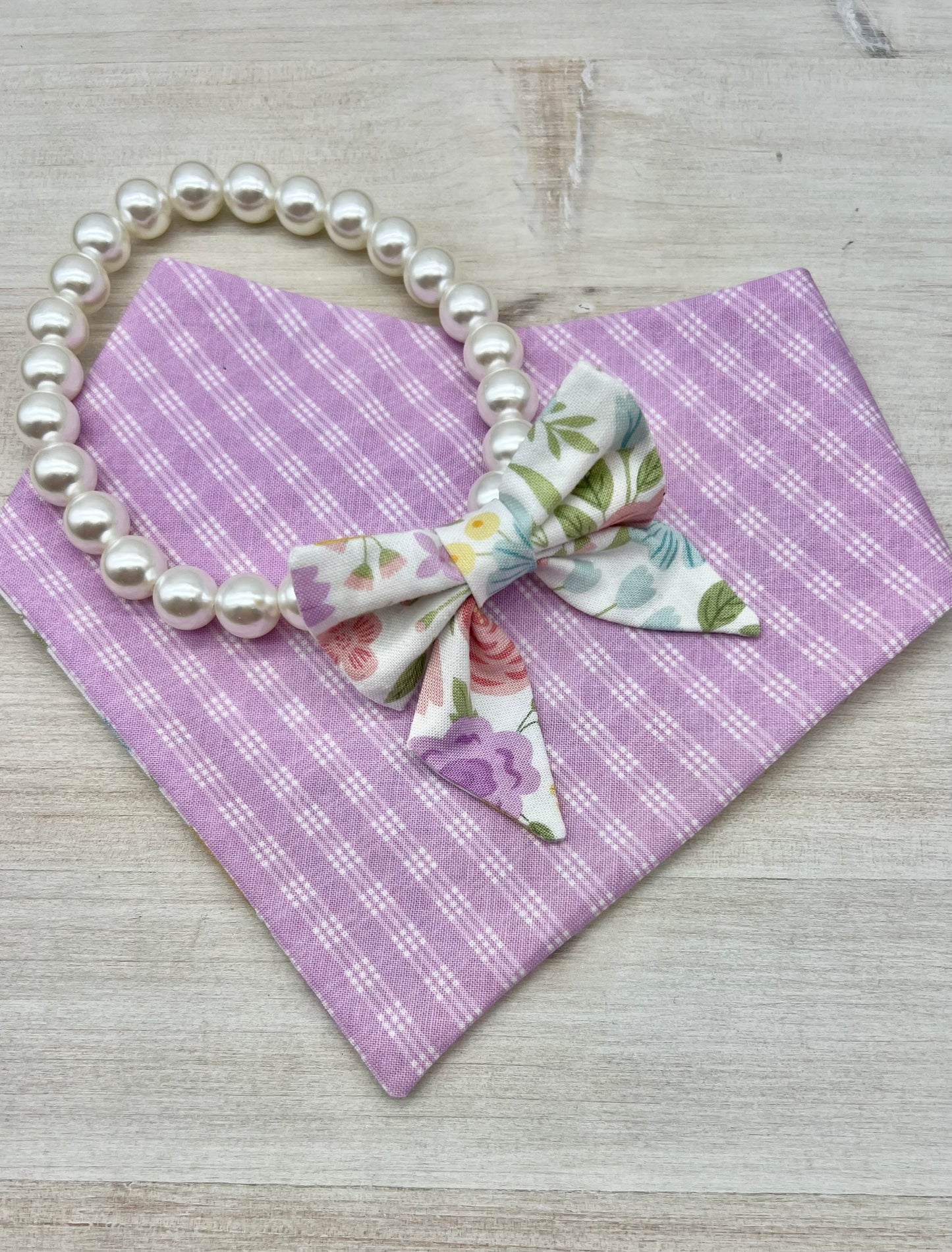 Reversible Spring Bouquet Bandana