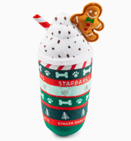 Gingerbread Latte Dog Toy