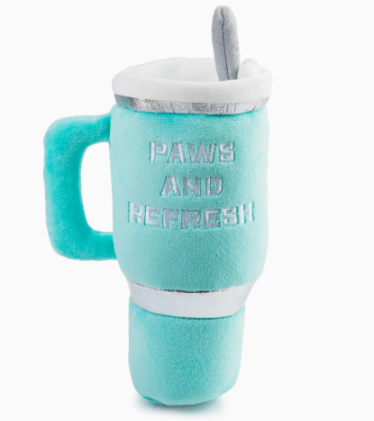 Snuggly Cup Dog Toy - Teal