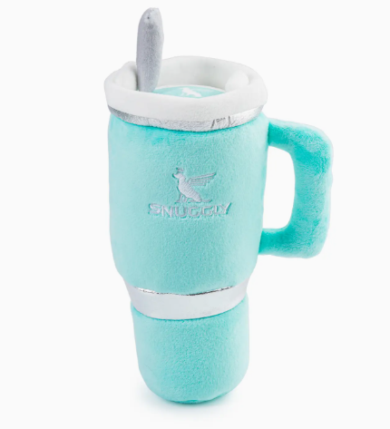 Snuggly Cup Dog Toy - Teal