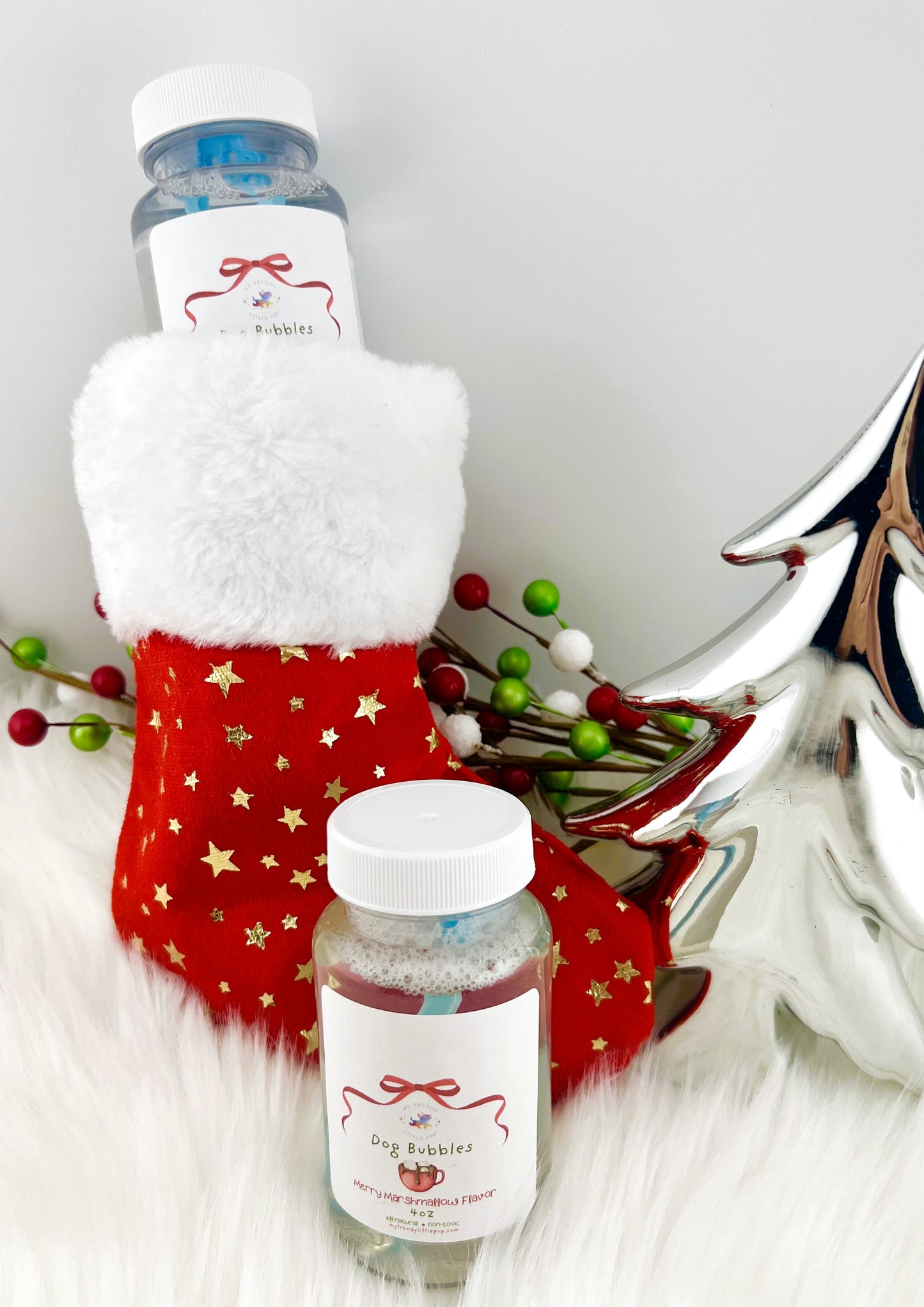 Holiday Dog Bubbles