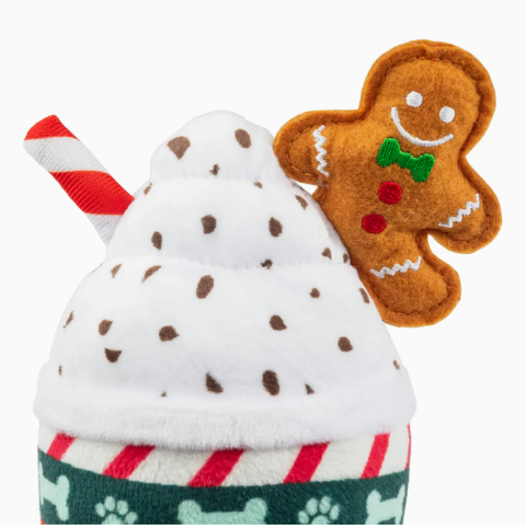 Gingerbread Latte Dog Toy