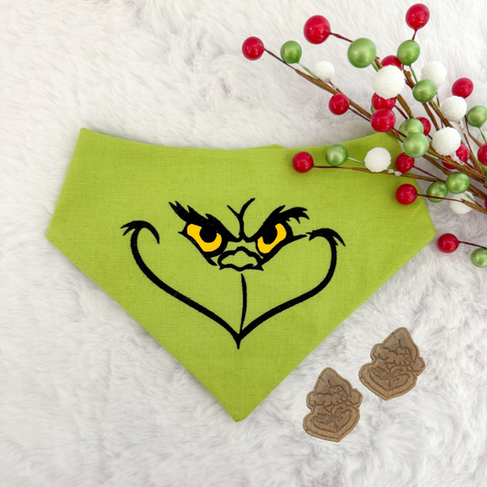 GRINCH BANDANA & TREAT BUNDLE