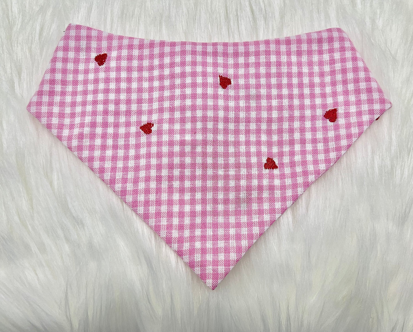 Be Mine Valentine's Bandana-Necklace-Bow