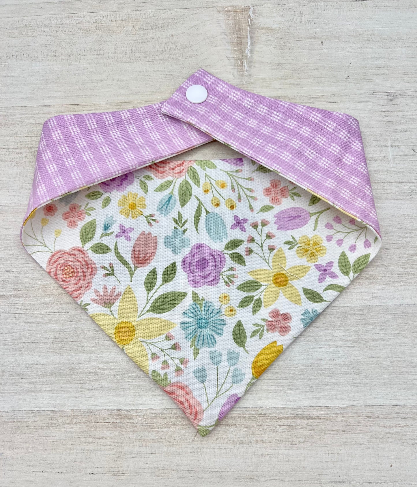 Reversible Spring Bouquet Bandana