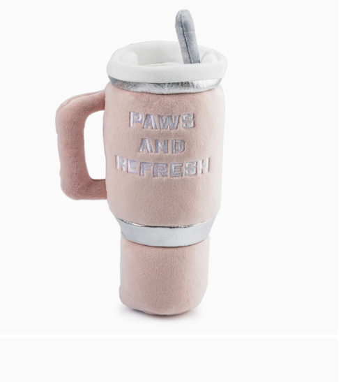 Snuggly Cup Dog Toy - Pink