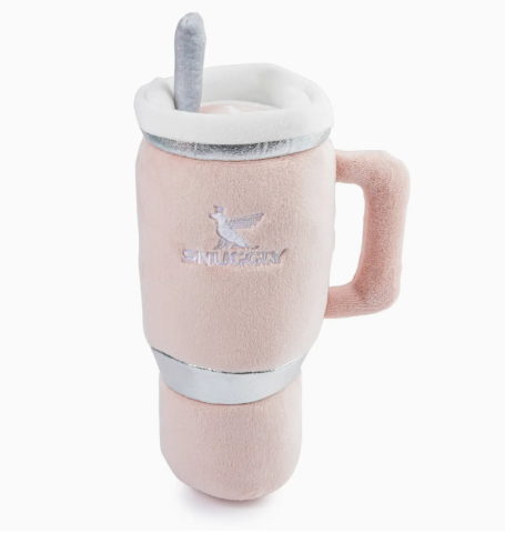 Snuggly Cup Dog Toy - Pink