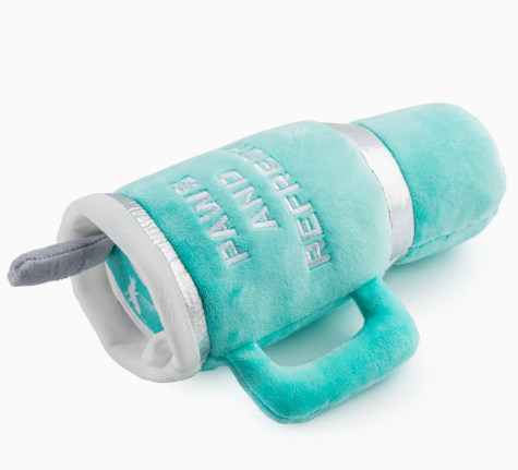 Snuggly Cup Dog Toy - Teal