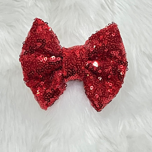 SPARKLE BOW - RED