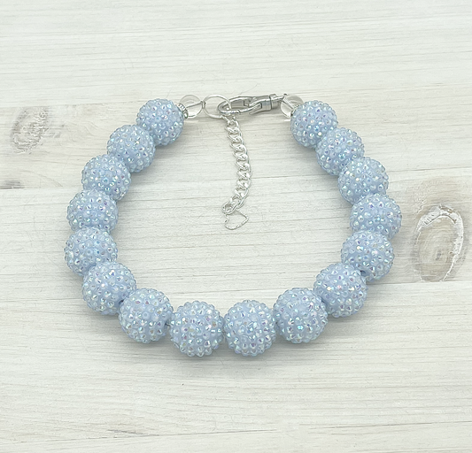 RHINESTONE BABY BLUE