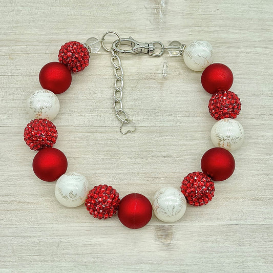 ROSES ARE RED DOG NECKLACE